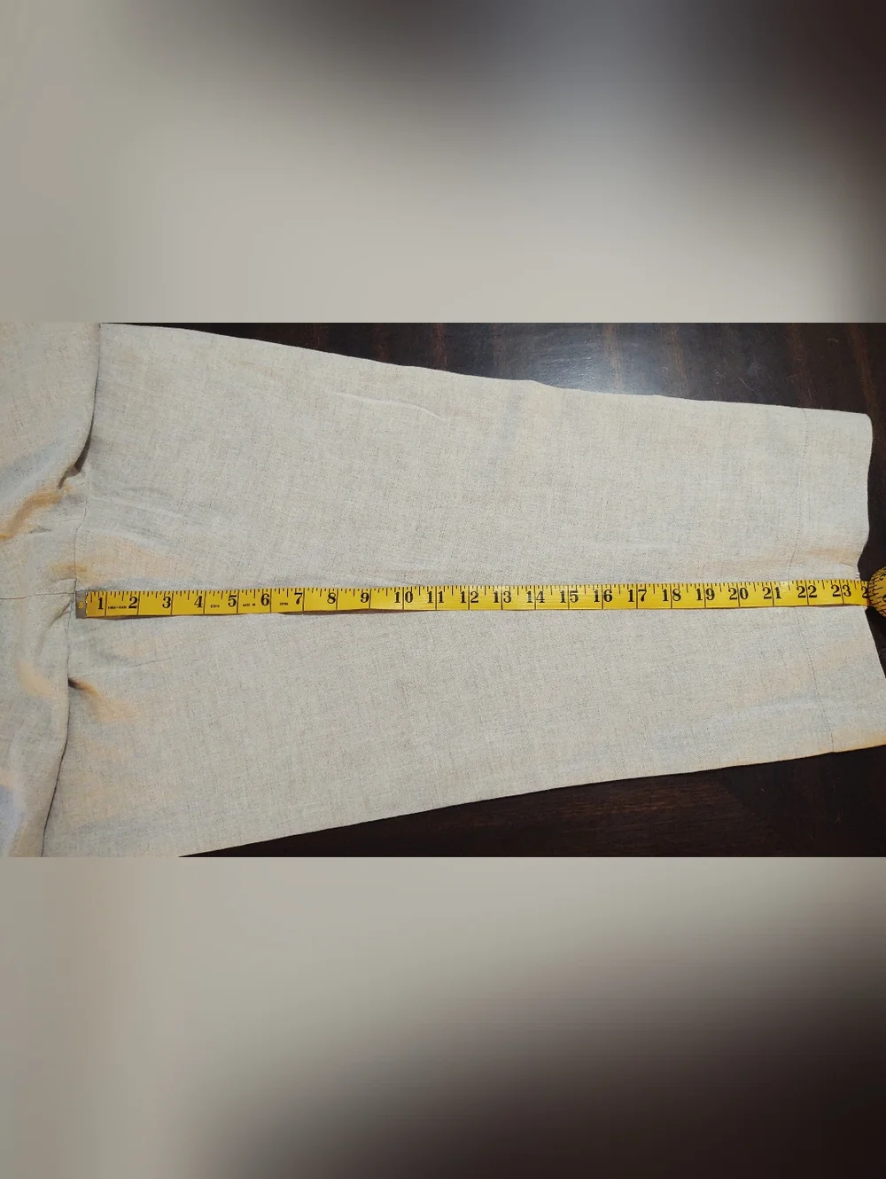 Hot Cotton 100% Linen Cropped Pants 2X - Picture 7 of 10